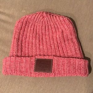 Love Your Melon Pink Cuffed Beanie